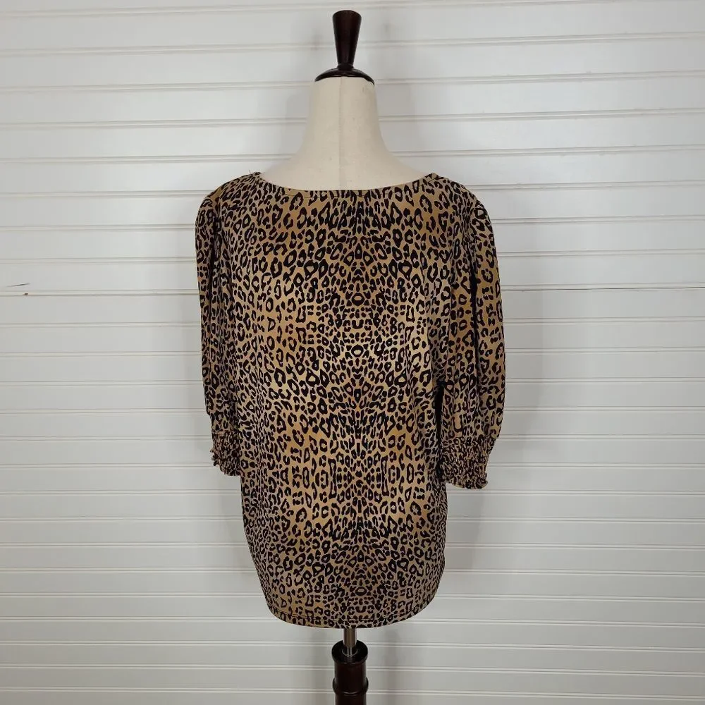 CeCe Leopard Square Neck Top_5